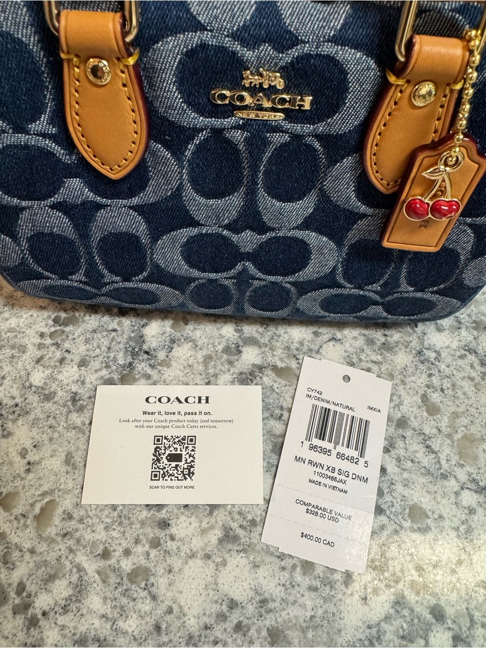 Coach denim mini rowan - Picture 5 of 6